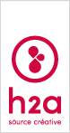 Logo - h2a - source créative